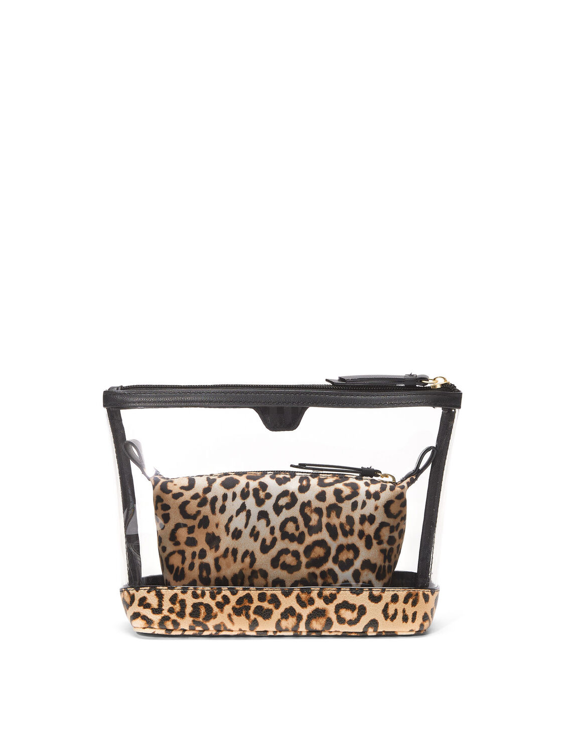 vs Victoria's Secret 2-Piece Makeup Bag Leopard 2 of 3 