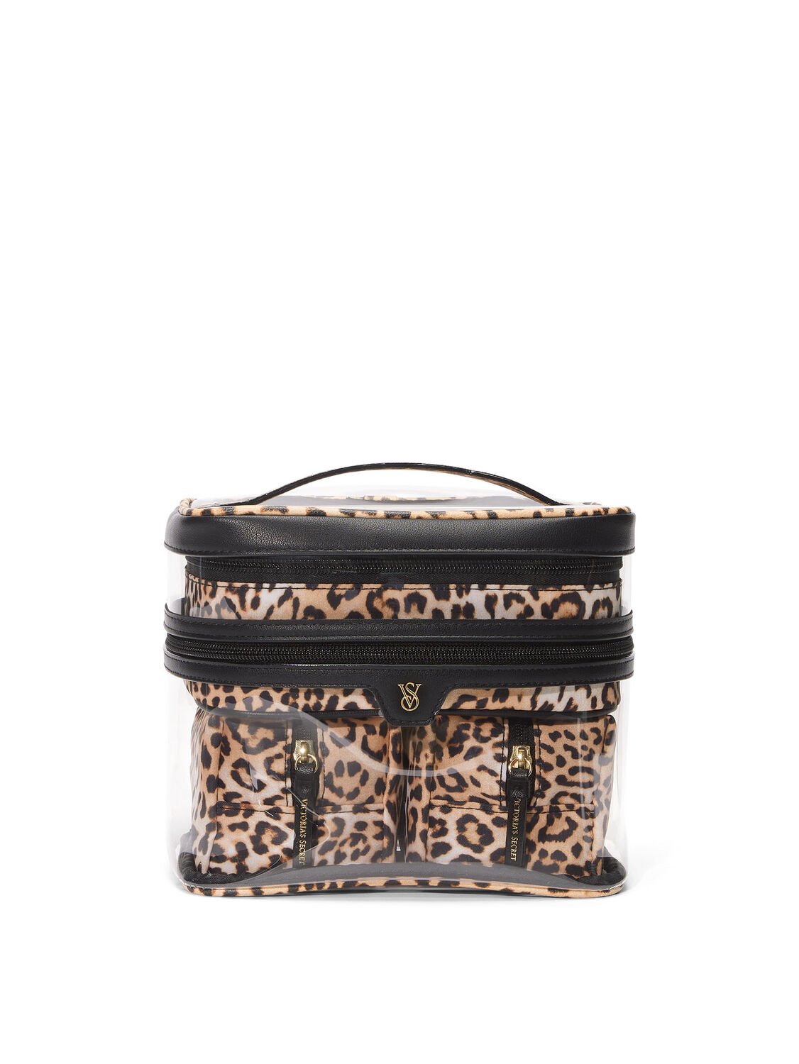 vs Victoria's Secret 4-Piece Makeup Bag Leopard 3 of 3 