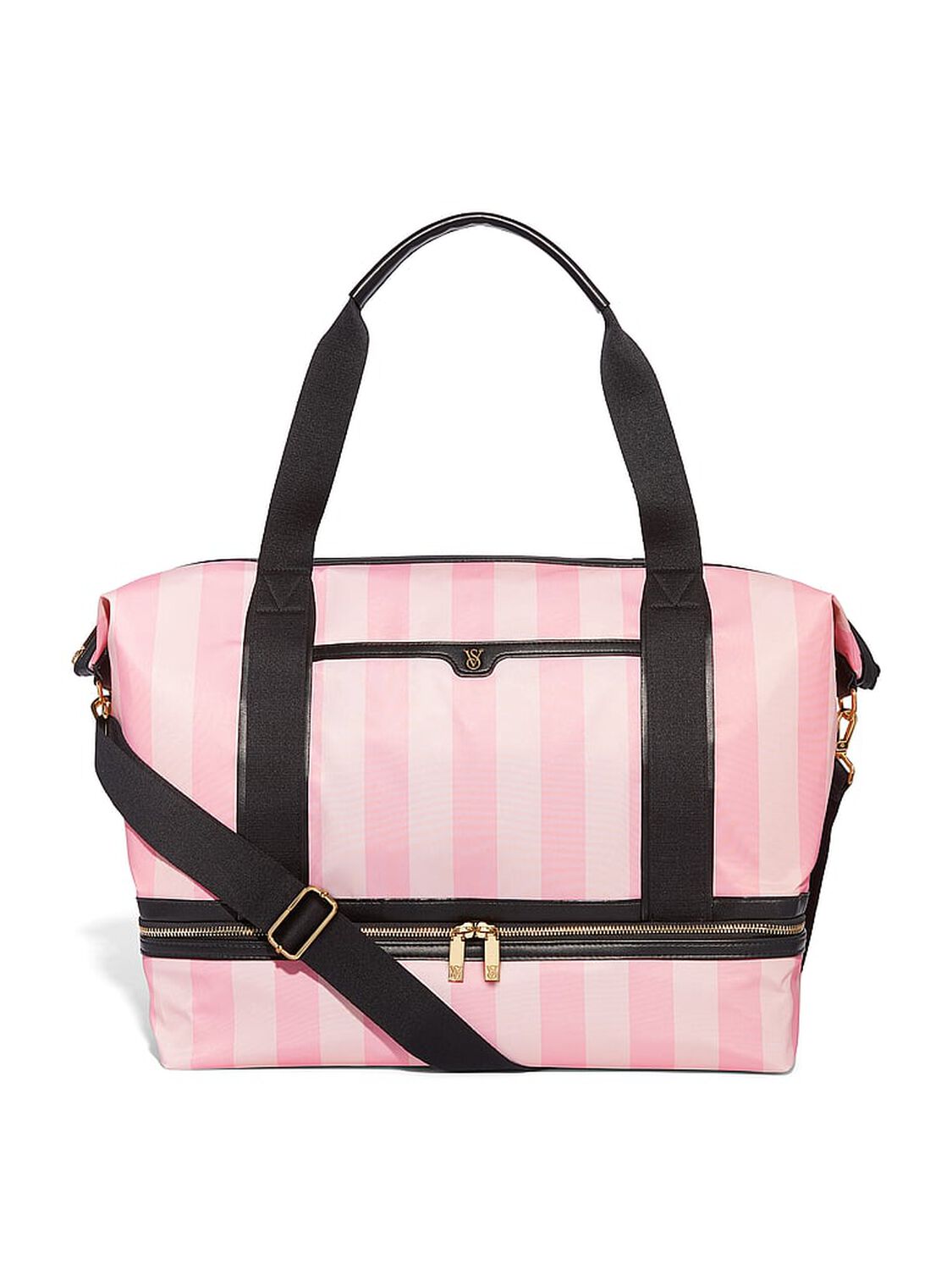 vs Victoria's Secret Weekender Bag Heritage Stripe 1 of 3 