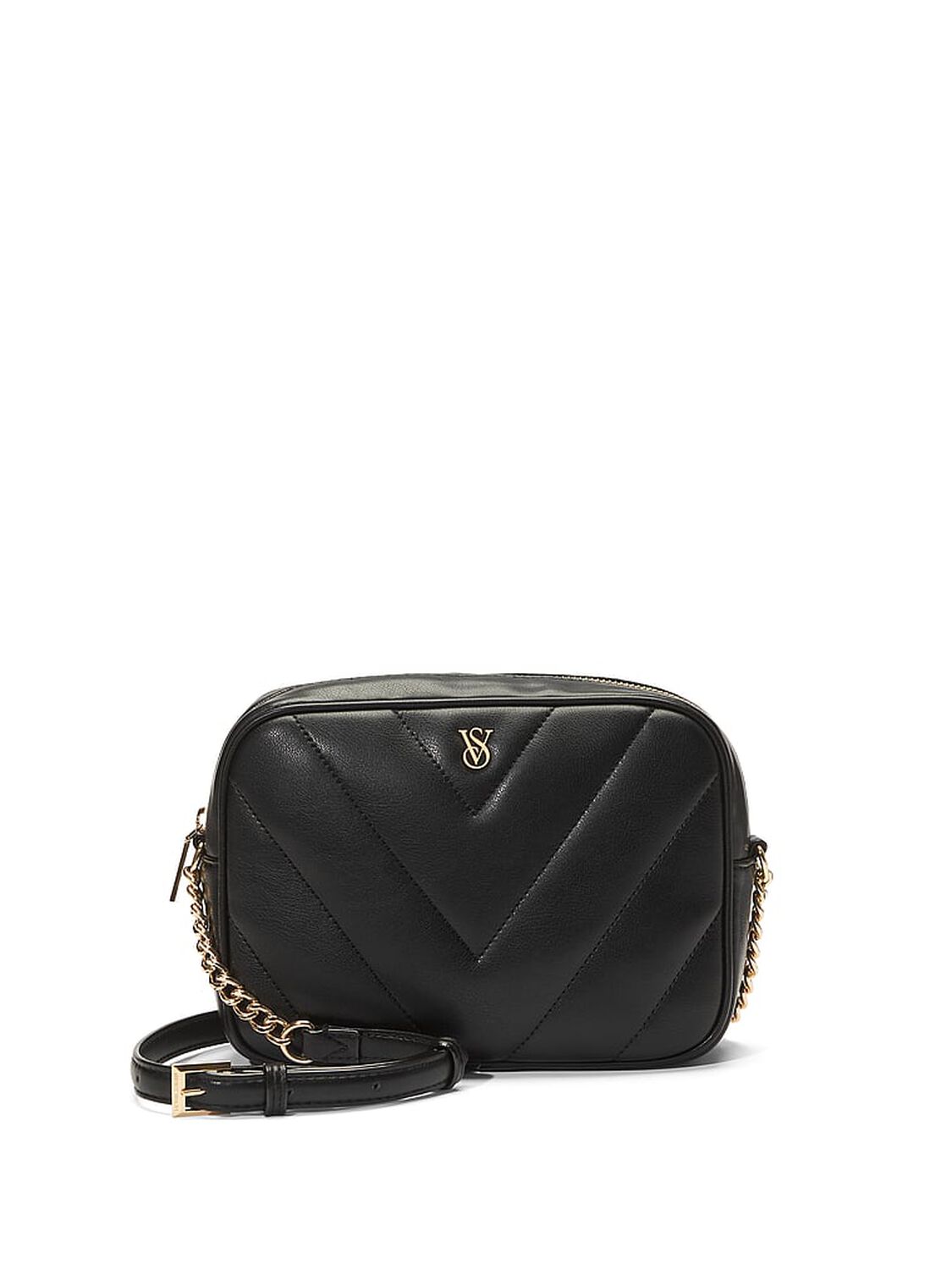 vs Victoria's Secret Crossbody Camera Bag Black 1 of 3 