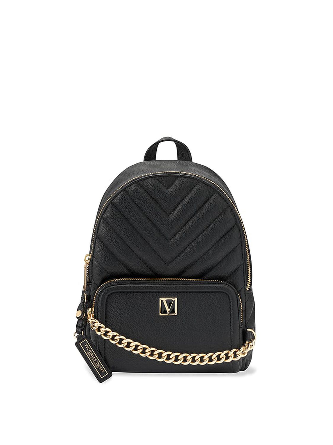 vs Victoria's Secret The Victoria Small Backpack Black Lily 1 of 6 