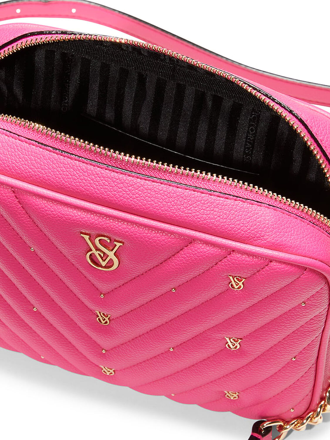 vs Victoria's Secret Crossbody Camera Bag Pink Stud 3 of 3 