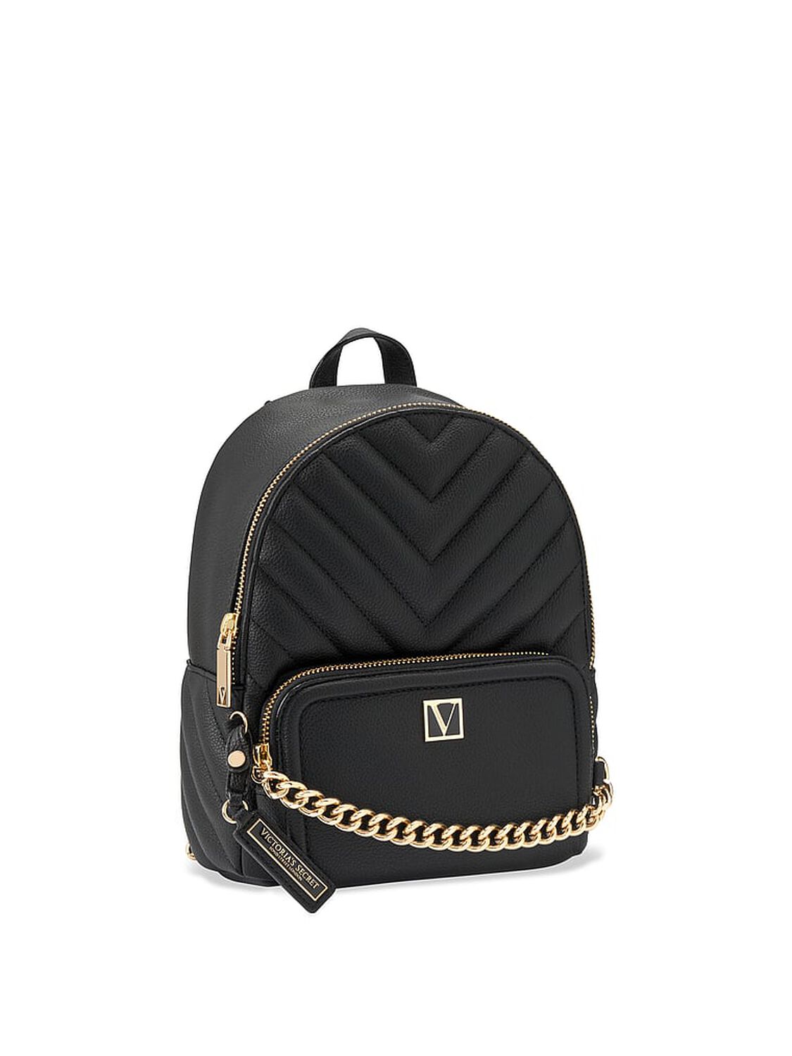 vs Victoria's Secret The Victoria Small Backpack Black Lily 2 of 6 