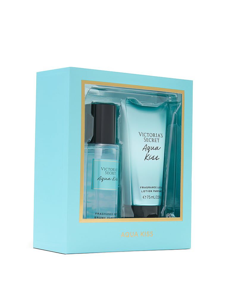 Victoria’s Secret (Aqua kiss 10 set) Fragrance Mist 2-Piece Gift Set Aqua Kiss 75ML/2.5OZ | Victoria's