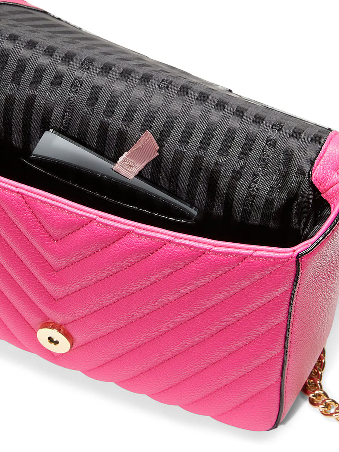 vs Victoria's Secret Medium Crossbody Bag Pink Stud 3 of 3 