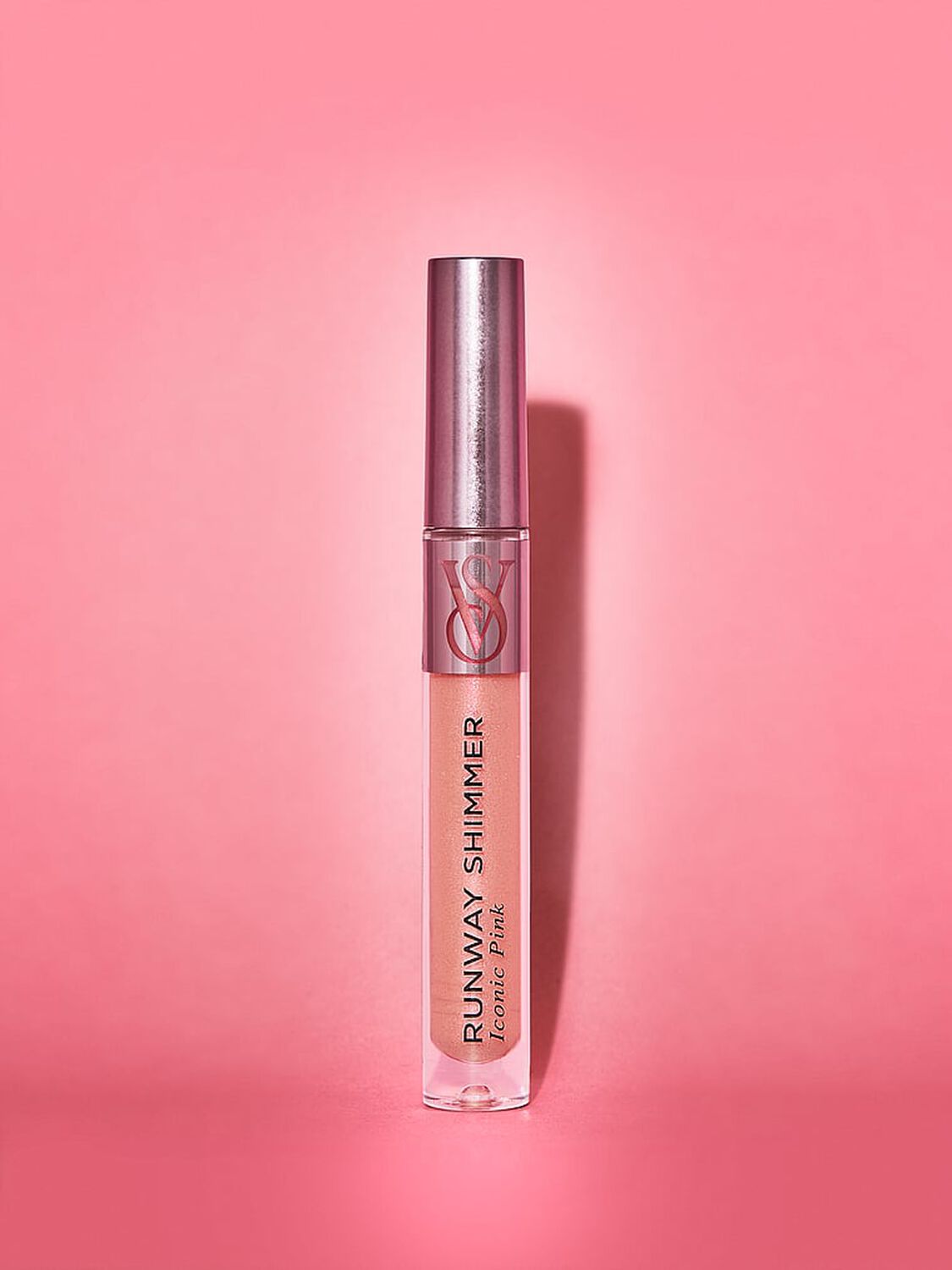 beauty Lip Shimmer Gloss Lip Gloss Iconic Pink 2 of 3 