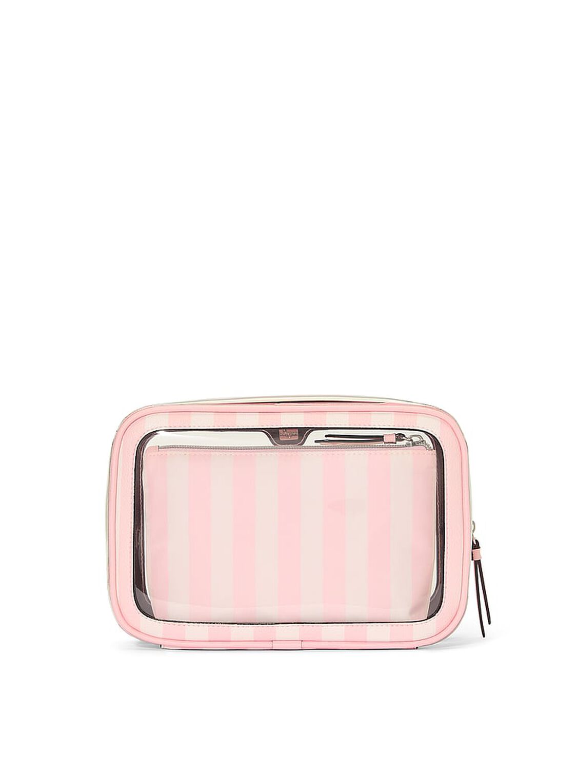 vs Victoria's Secret 3-Piece Makeup Bag Heritage Stripe 2 of 3 