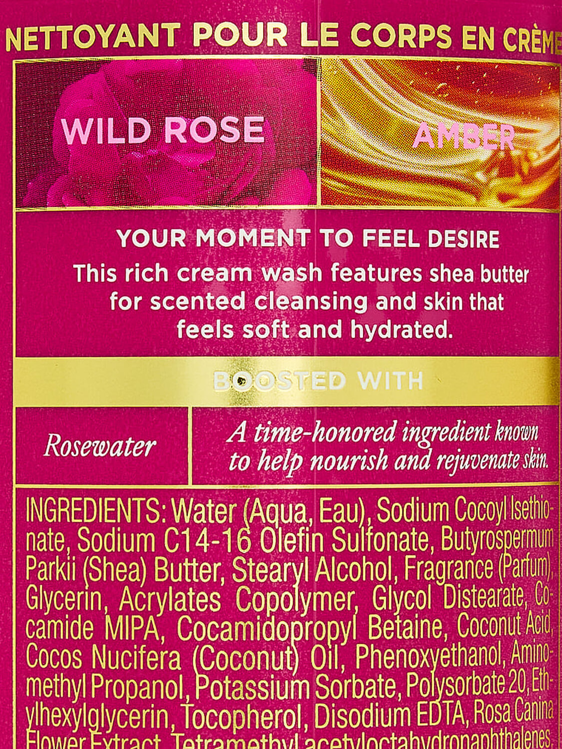 beauty Body Care Wild Rose Amber Cream Body Wash Wild Rose Amber 2 of 2 