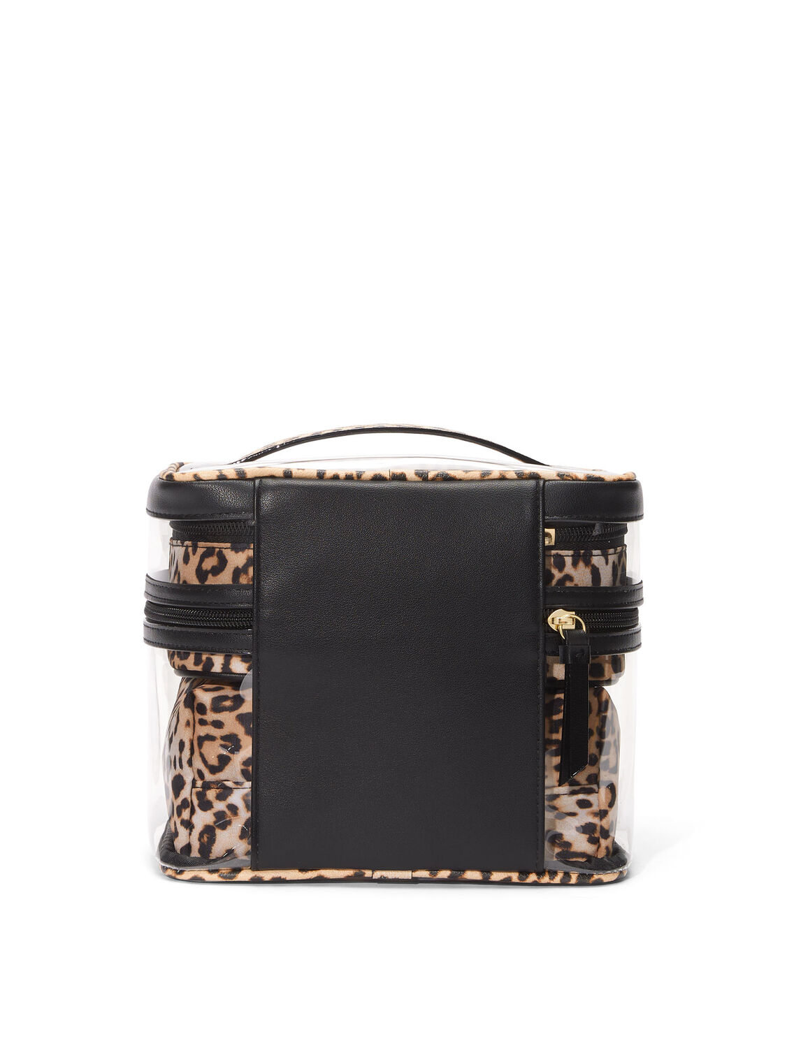 vs Victoria's Secret 4-Piece Makeup Bag Leopard 2 of 3 