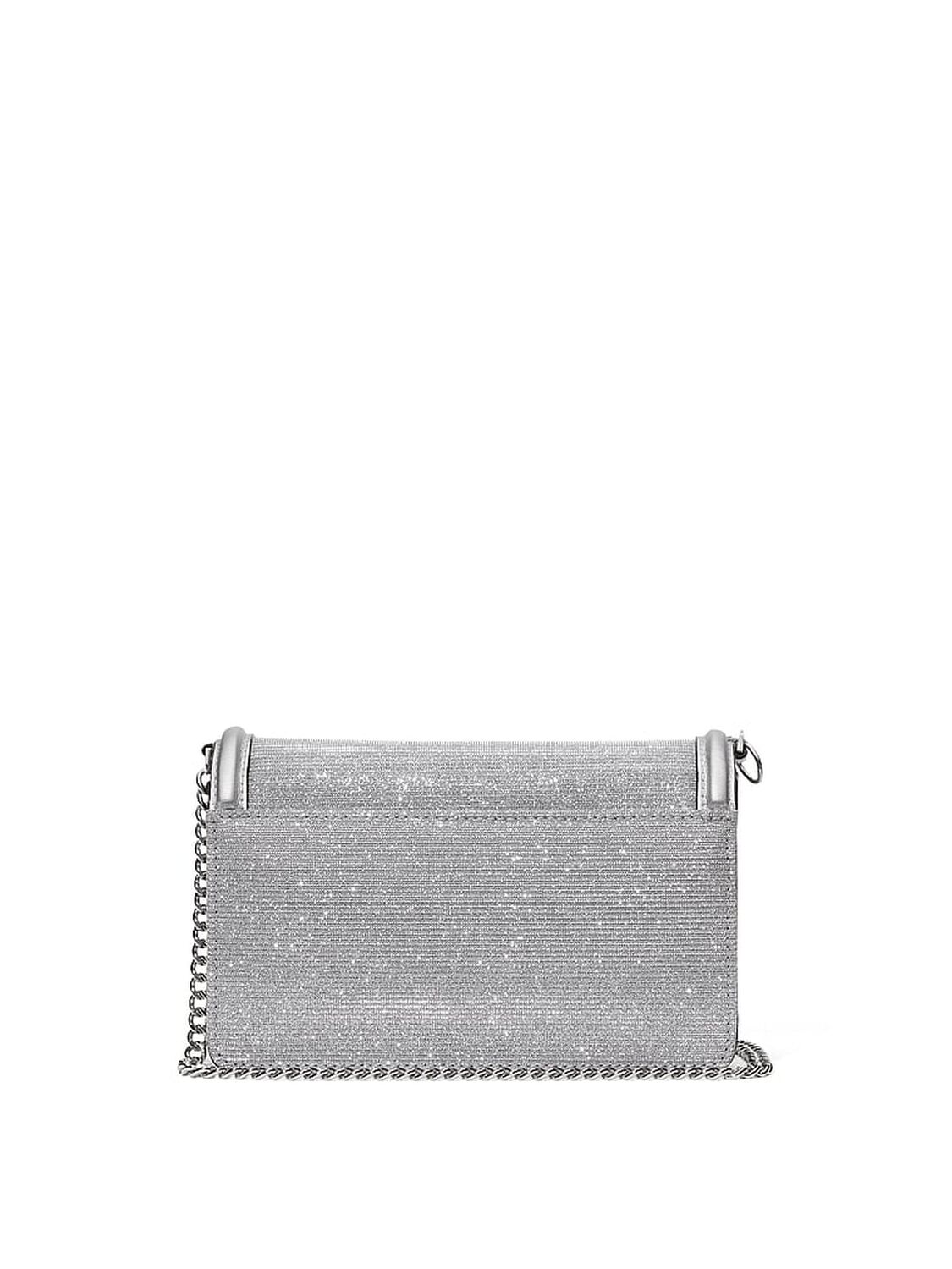 vs Victoria's Secret Mini Crossbody Bag Silver 2 of 3 