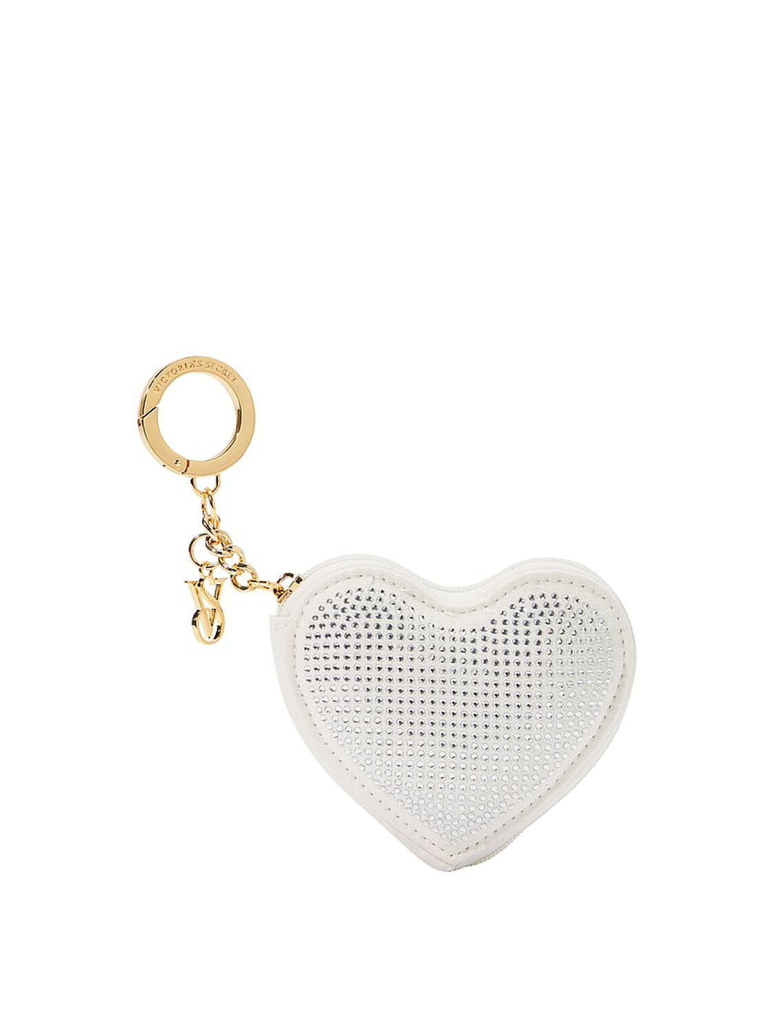 vs Victoria's Secret Heart Pouch Keychain Bridal 1 of 3 
