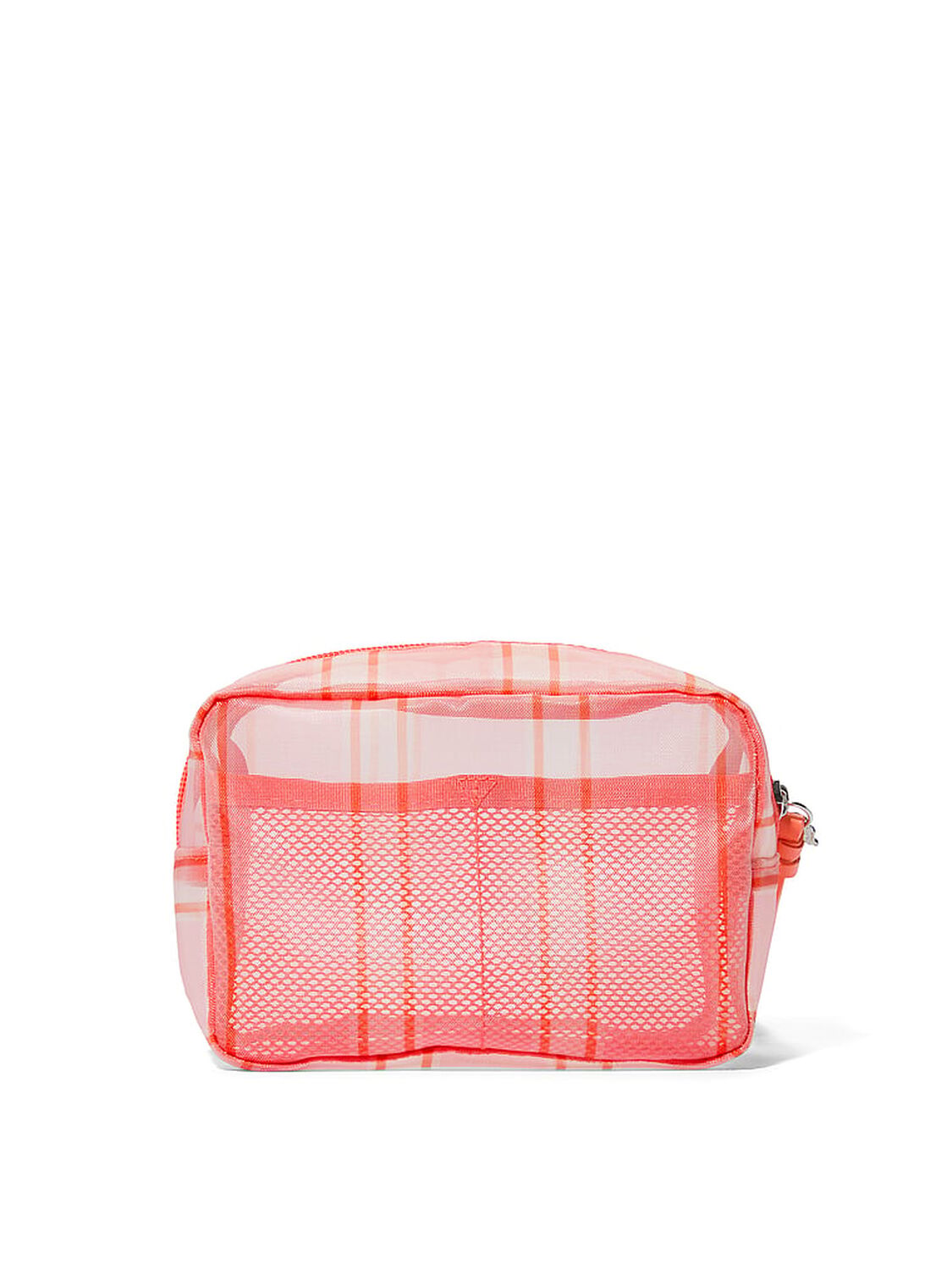 beauty Victoria's Secret Travel Makeup Bag Coral Mesh 2 of 3 