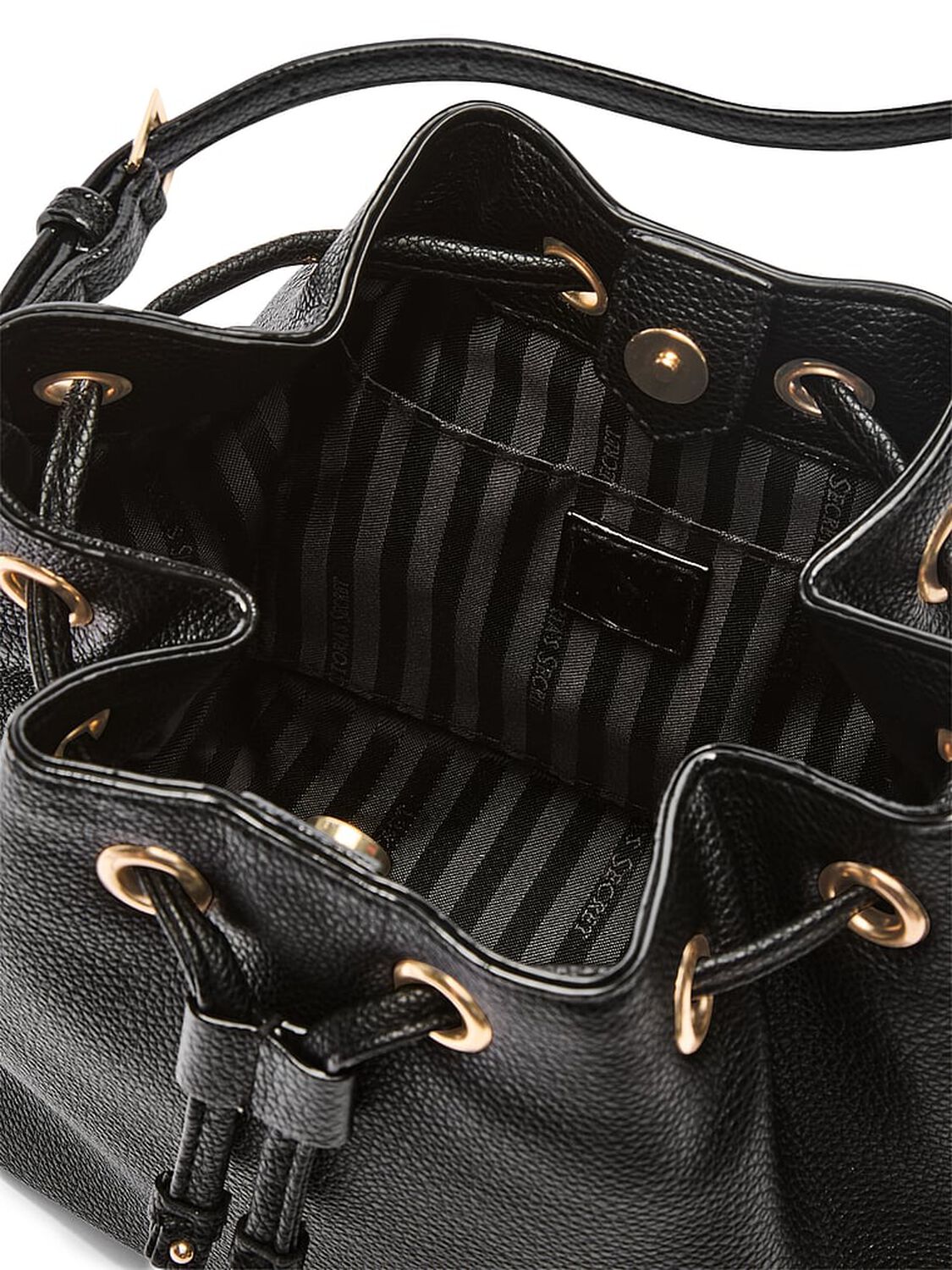 vs Victoria's Secret Mini Bucket Bag Black 3 of 3 