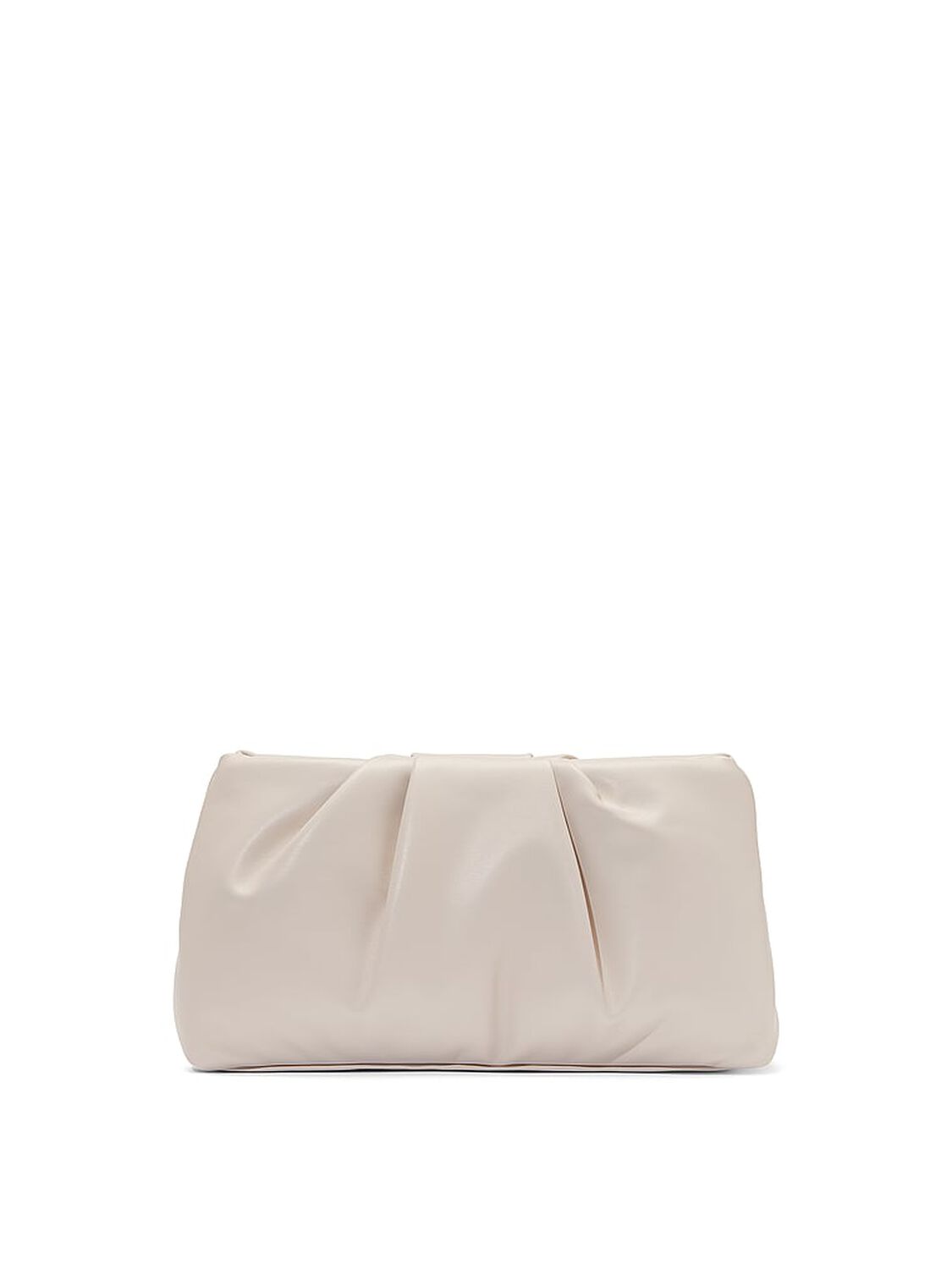 vs Victoria's Secret Top-Zip Clutch Cream 1 of 3 