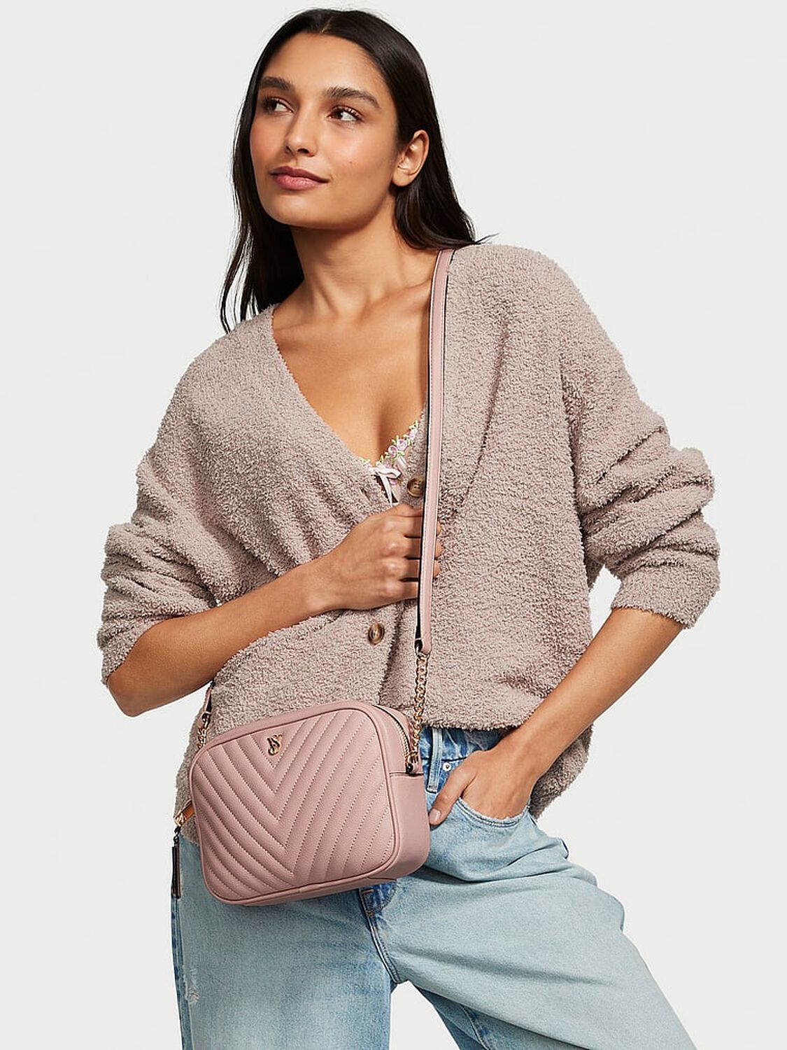 beauty Accessories Crossbody Camera Bag Pink 3 of 3 