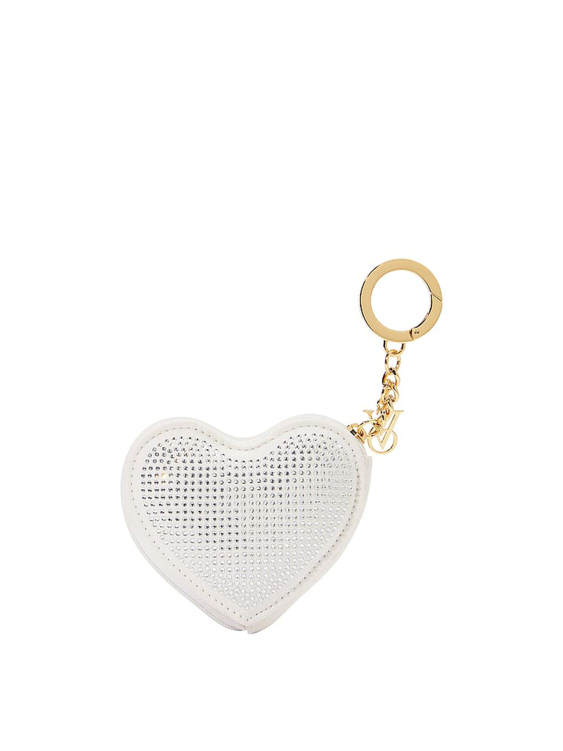 vs Victoria's Secret Heart Pouch Keychain Bridal 2 of 3 
