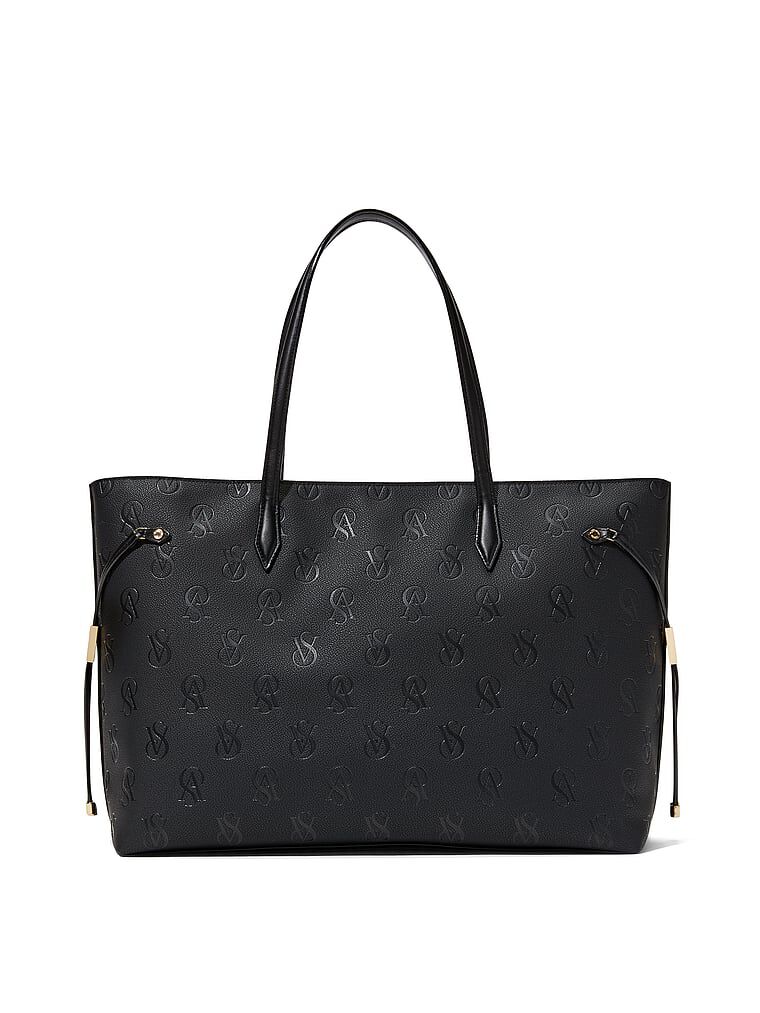 The Victoria Carryall Tote Embossed Monogram One Size Victoria s Secret Australia