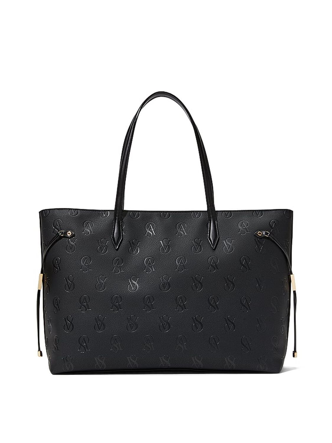 vs Victoria's Secret The Victoria Carryall Tote Embossed Monogram 2 of 3 