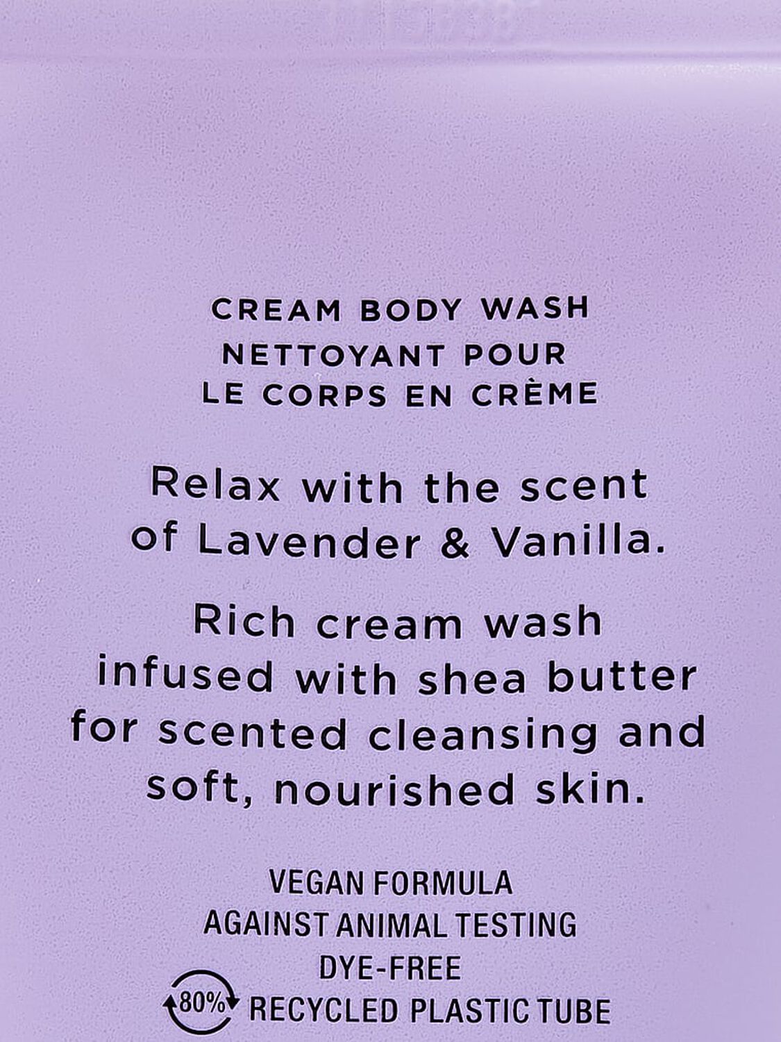 beauty Body Care Lavender & Vanilla Natural Beauty Cream Body Wash Lavender & Vanilla 2 of 4 