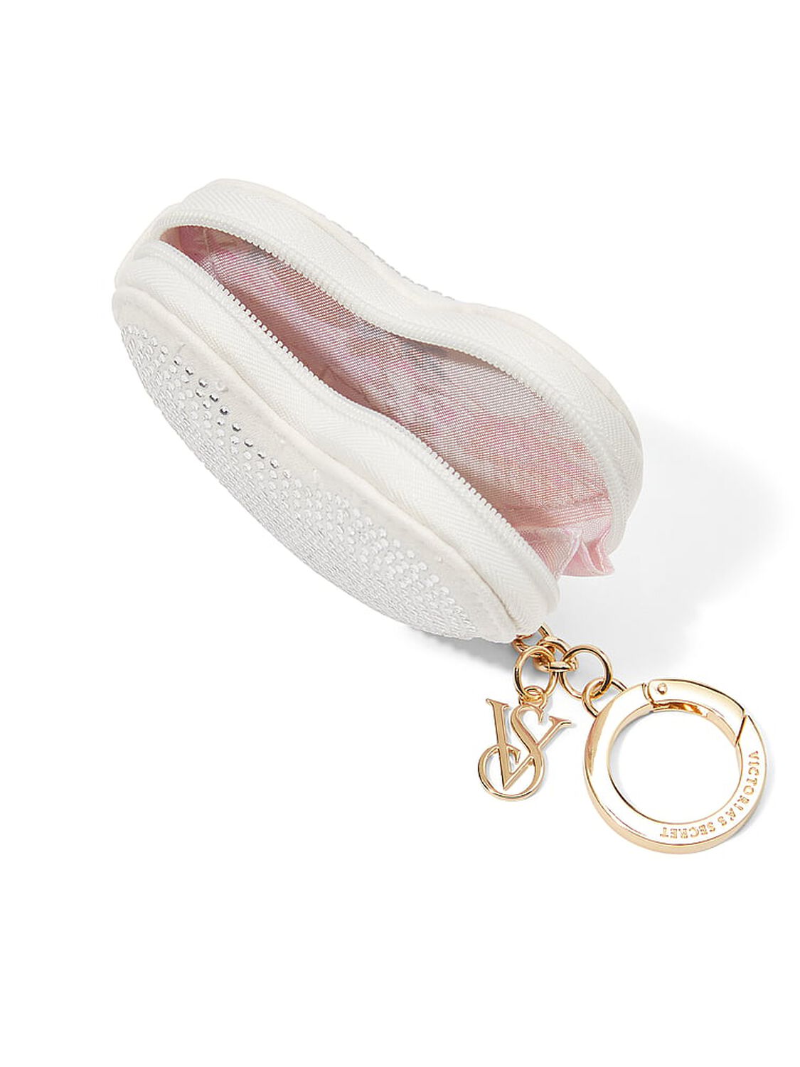 vs Victoria's Secret Heart Pouch Keychain Bridal 3 of 3 
