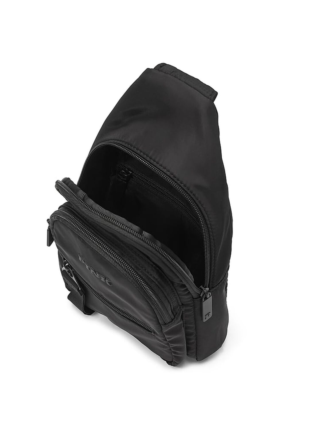 vs Pink Nylon Sling Backpack Pure Black 2 of 2 