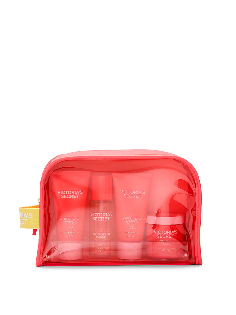 Vanilla Orchid Sandalwood Body Care Gift Set White Peach Mango One
