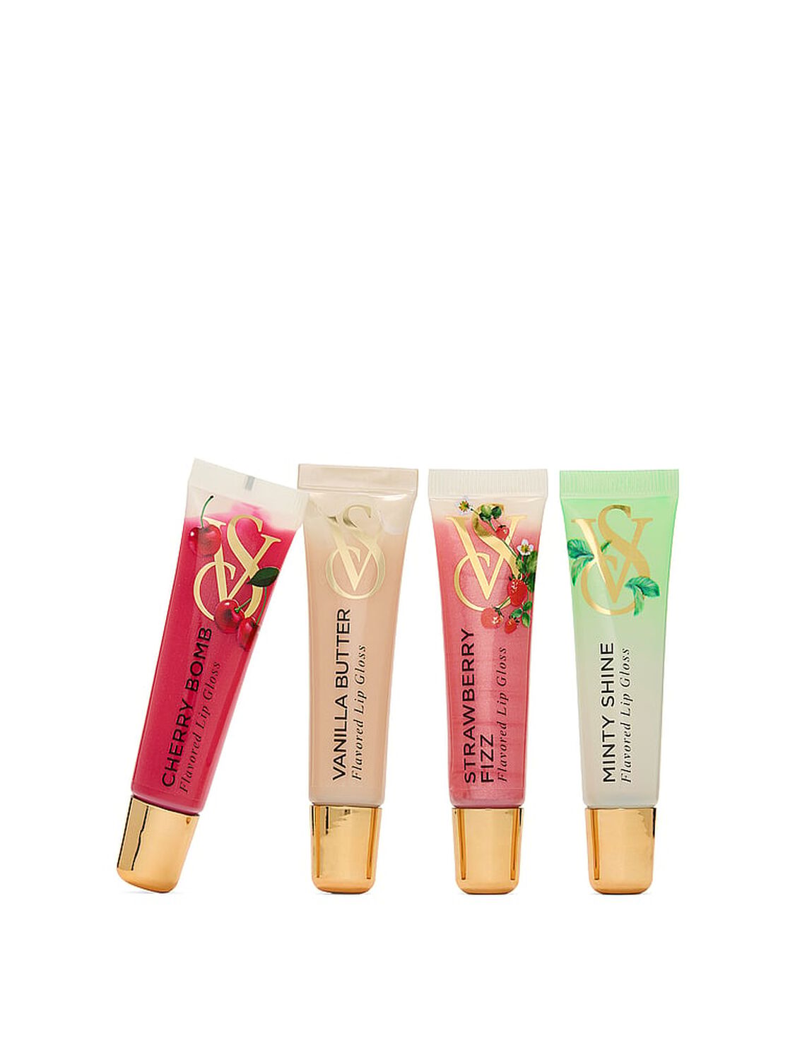beauty Lip 4-Piece Flavor Favorites Lip Gloss Gift Set ft. New Vanilla Flavor Sneak Peek Assorted 1 of 2 
