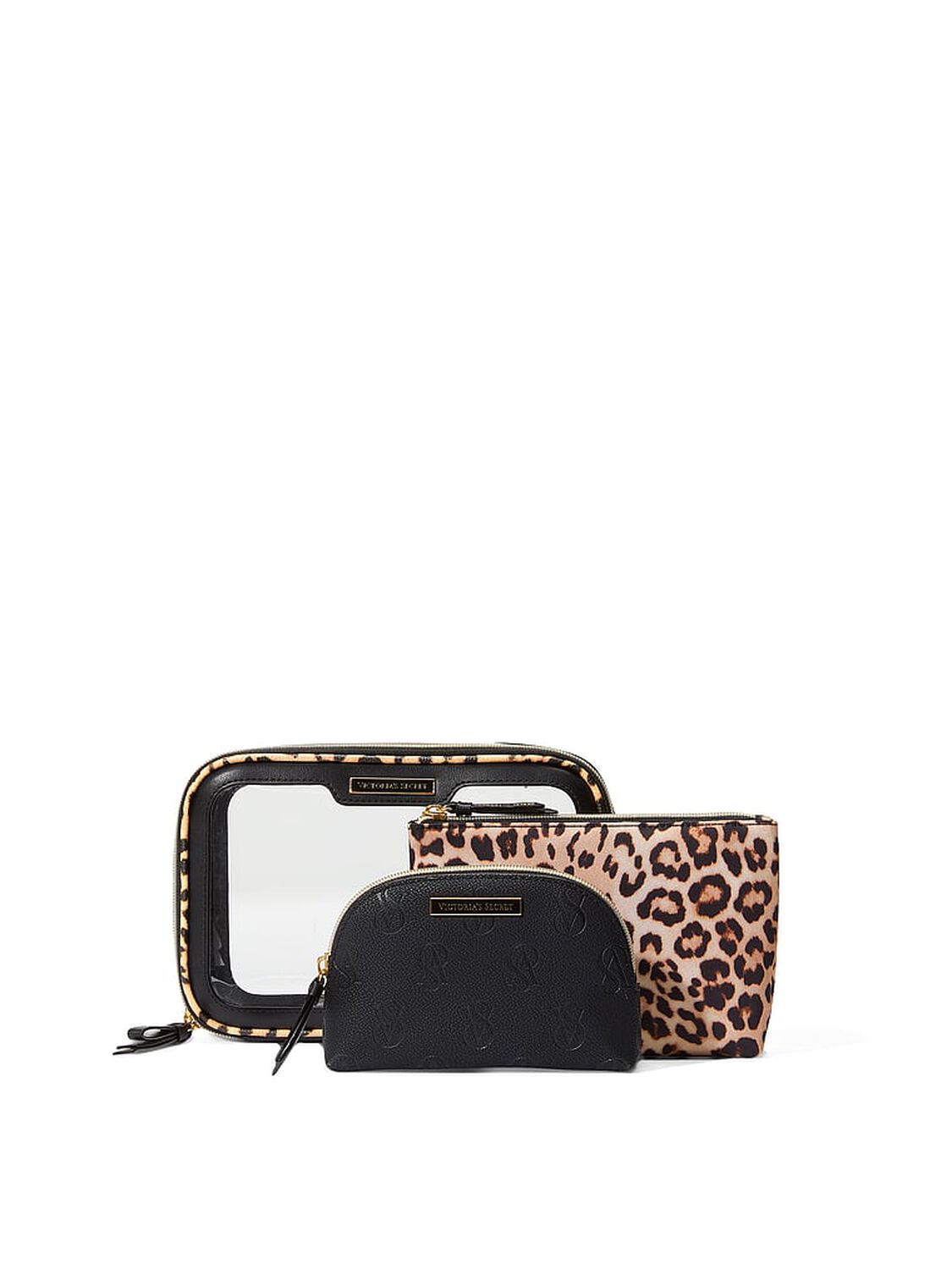 vs Victoria's Secret Beauty-To-Go Bag Trio Luxe Leopard 3 of 3 