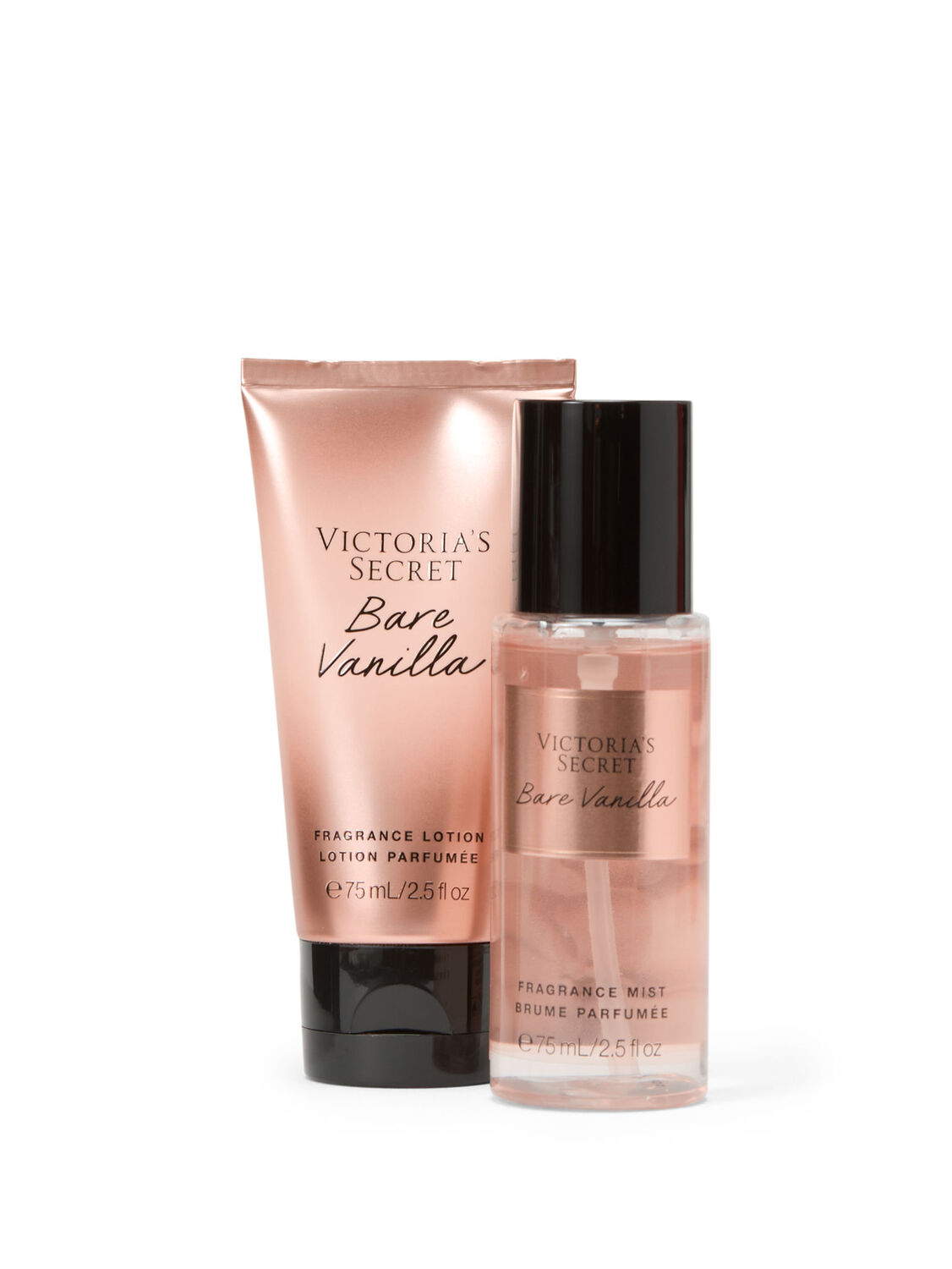 beauty Body Fragrance Bare Vanilla Fragrance Mist 2-Piece Gift Set Bare Vanilla 2 of 2 