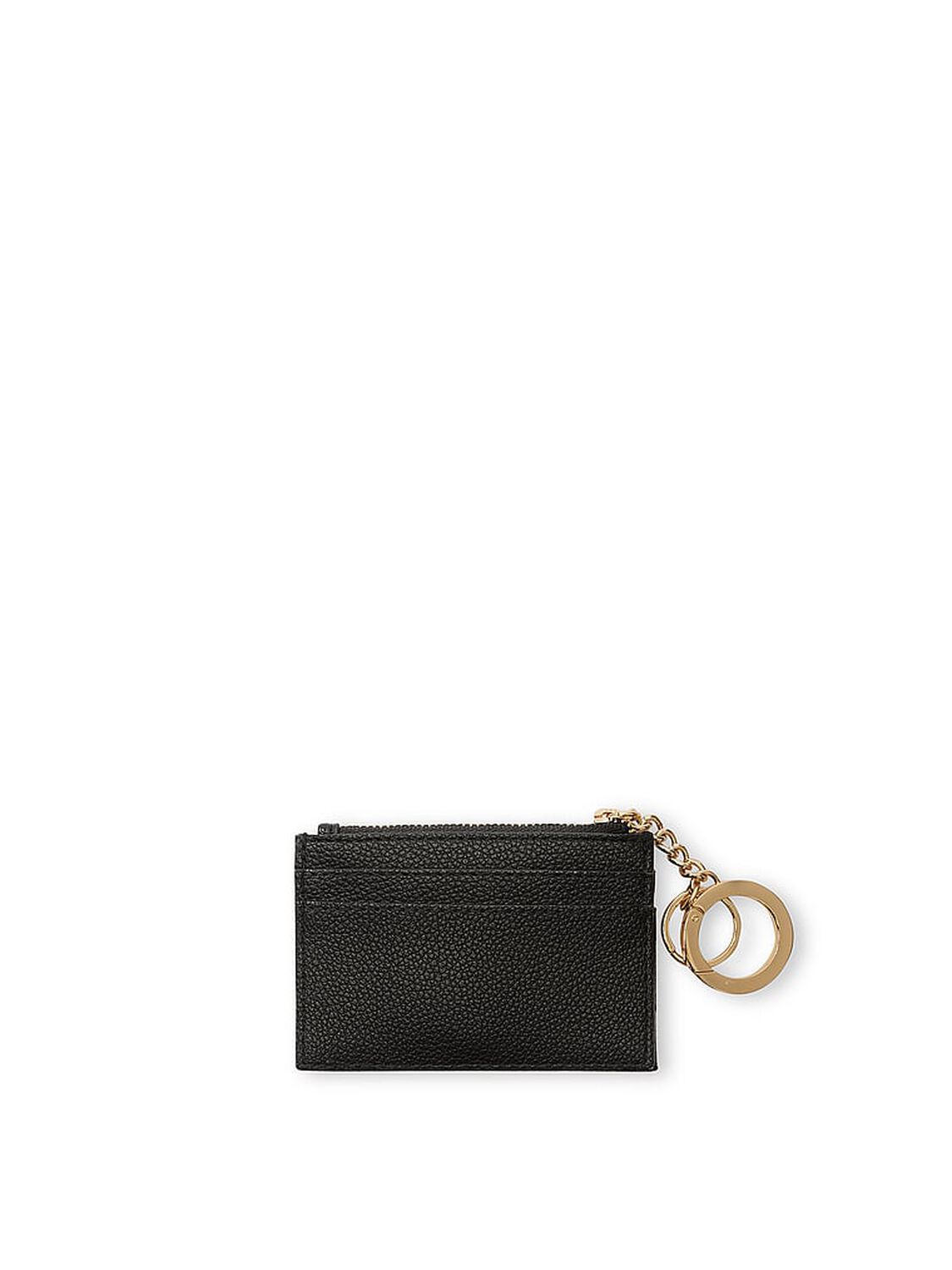 vs Victoria's Secret The Victoria Card Case Keychain Black 2 of 2 
