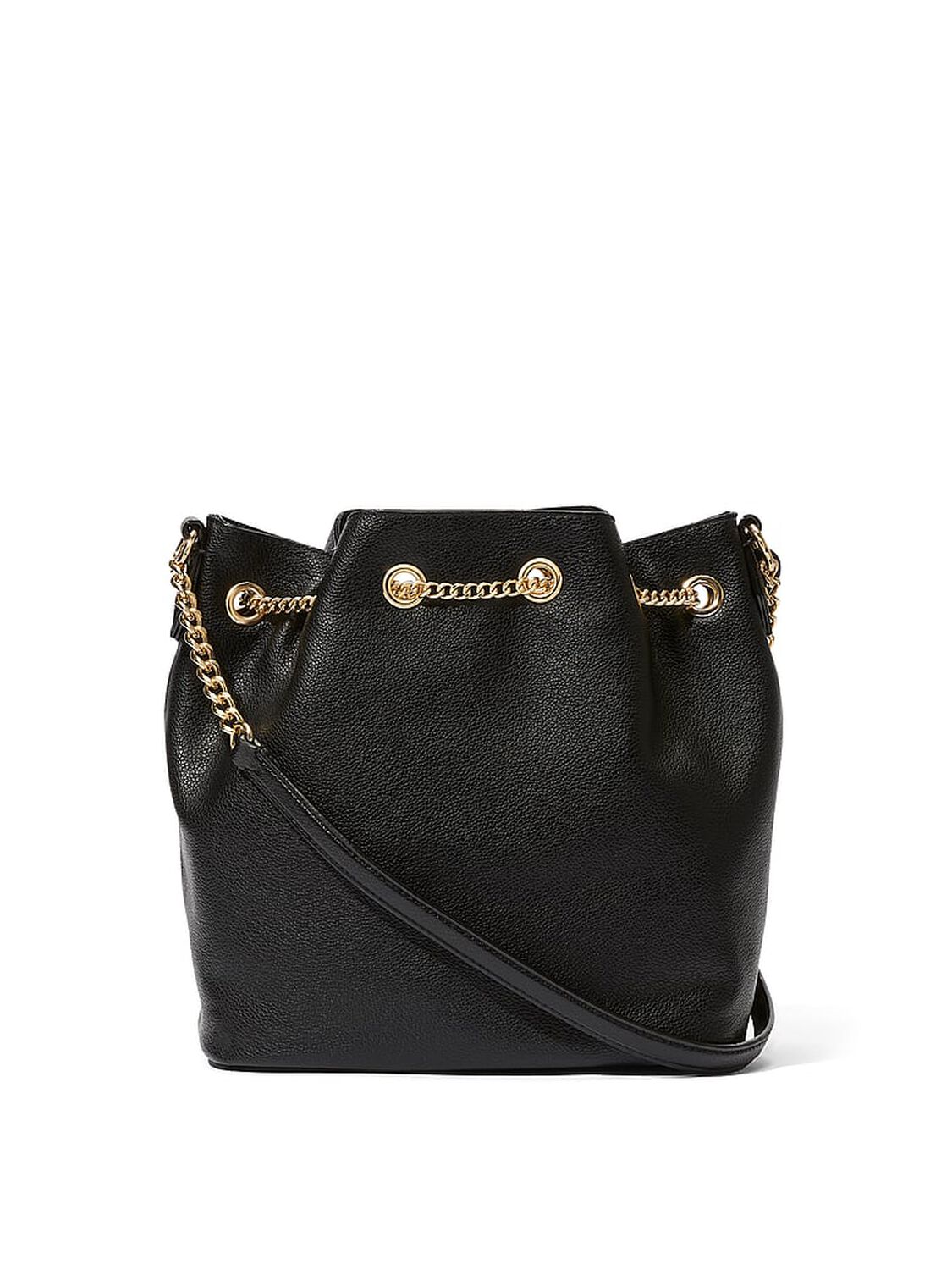 vs Victoria's Secret Bucket Crossbody Bag Black Pebble 2 of 3 