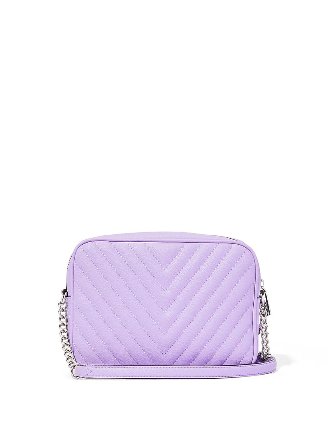 vs Victoria's Secret The Victoria Top-Zip Crossbody Lilac Stud 2 of 3 
