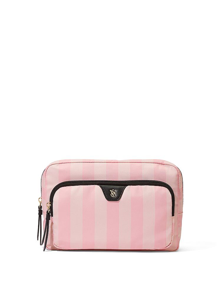 Travel Makeup Pouch Heritage Stripe One Size Victoria s Secret Australia