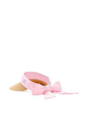 Straw Scarf Sun Visor