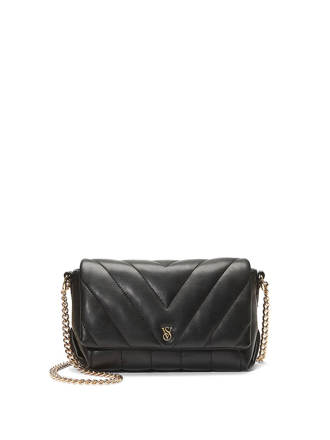 vs Victoria's Secret Medium Crossbody Bag Black 1 of 3 