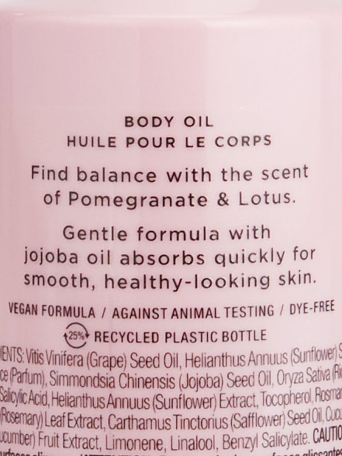 beauty Body Care Pomegranate Lotus Body Oil Pomegranate Lotus 2 of 5 