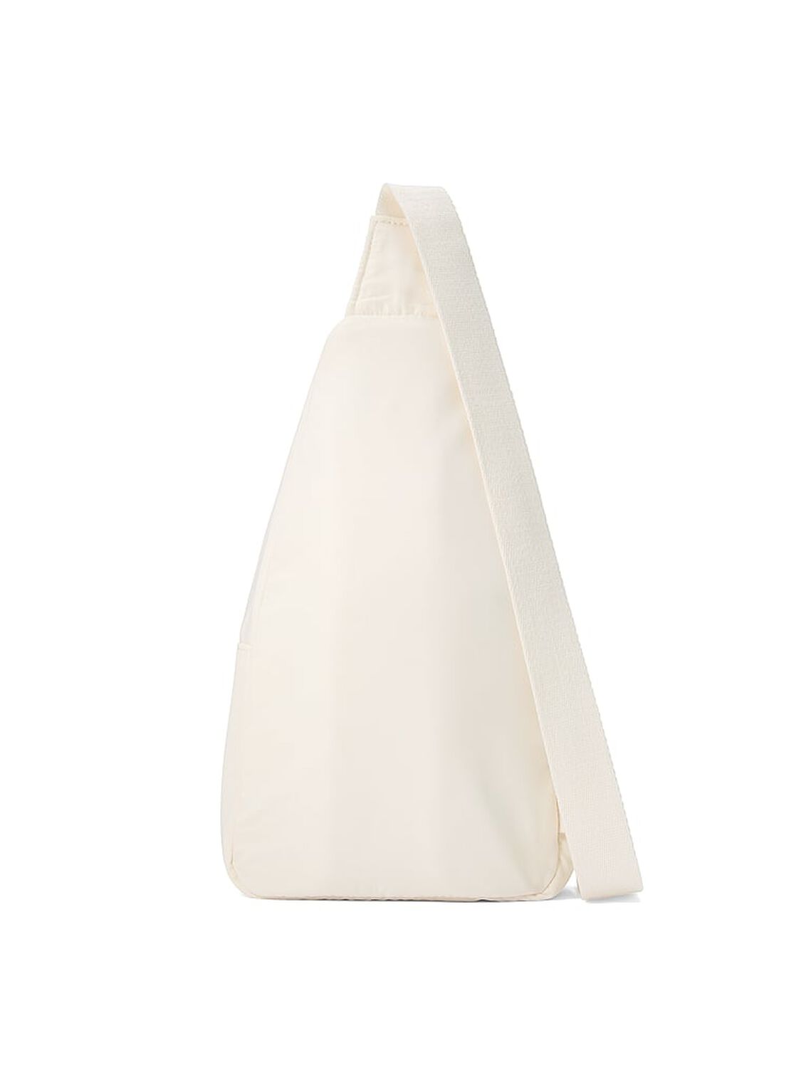 vs Pink Nylon Sling Backpack White Shell 1 of 2 