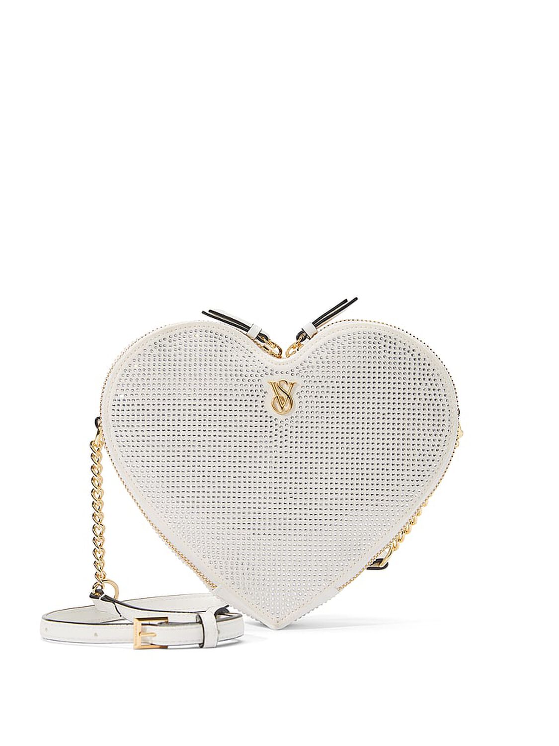 vs Victoria's Secret Heart Crossbody Bag Bridal 1 of 4 