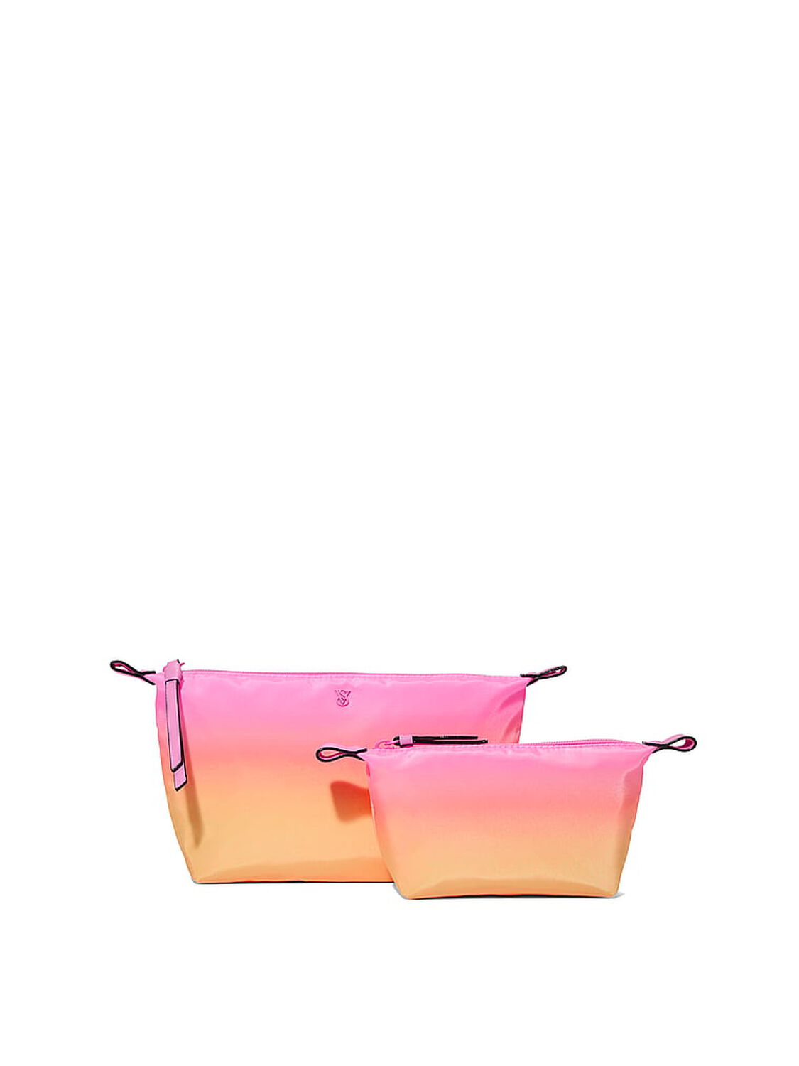 beauty Victoria's Secret 2-Piece Makeup Bag Pink Ombre 1 of 3 