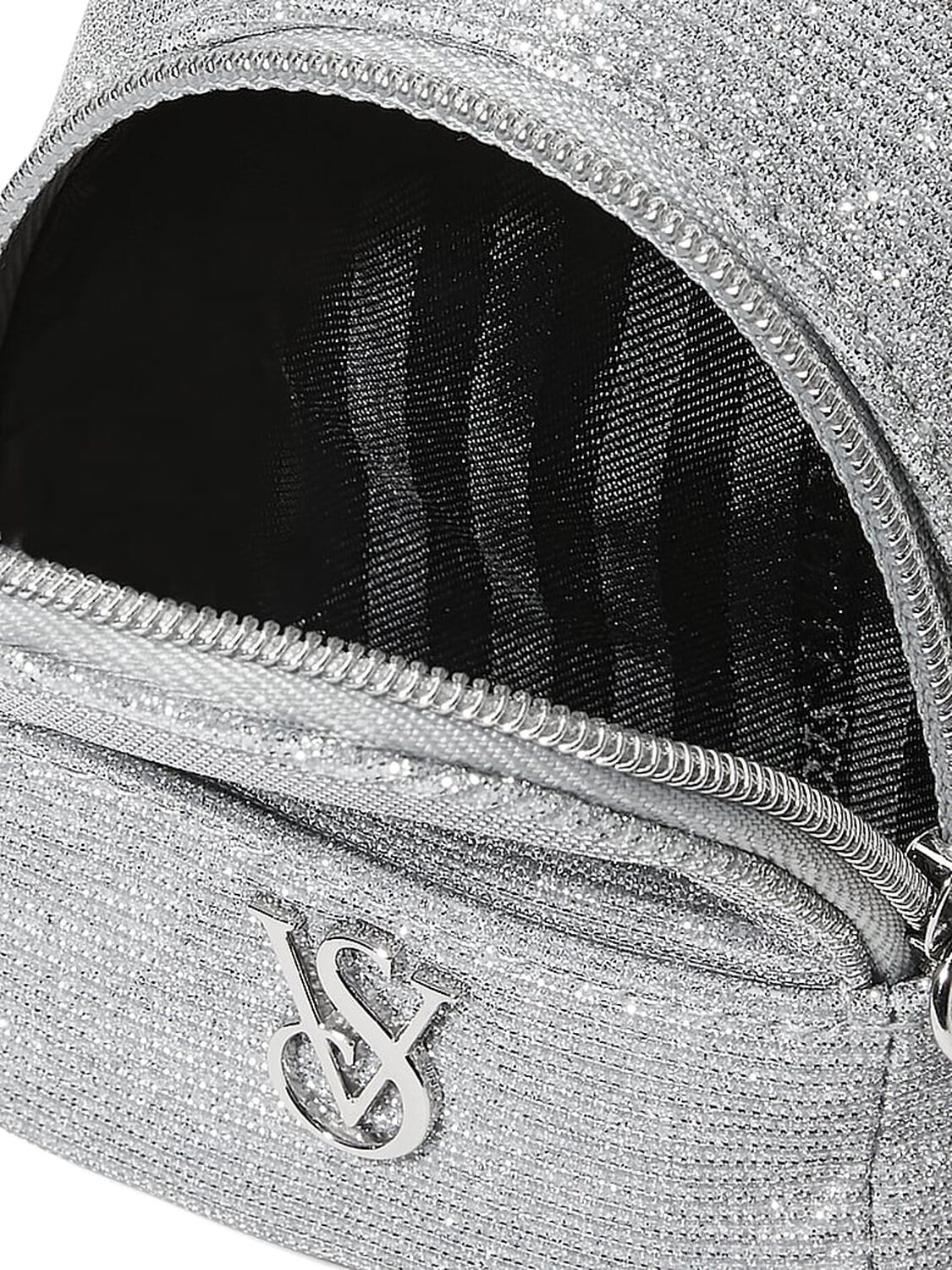 vs Victoria's Secret Backpack Keychain Silver 2 of 2 
