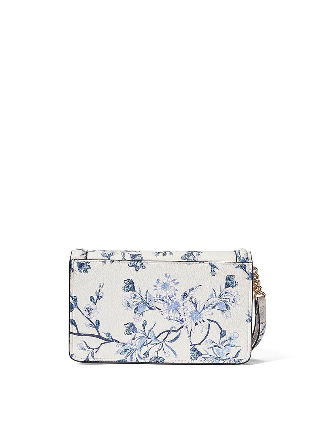 vs Victoria's Secret Phone Wristlet Blue Floral 2 of 2 
