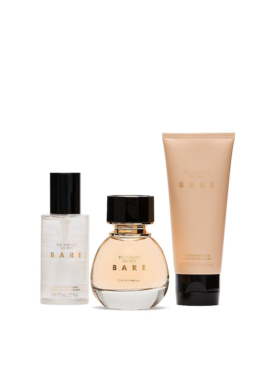beauty Fine Fragrance Bare 3-Piece Fragrance Gift Set 2 of 2 