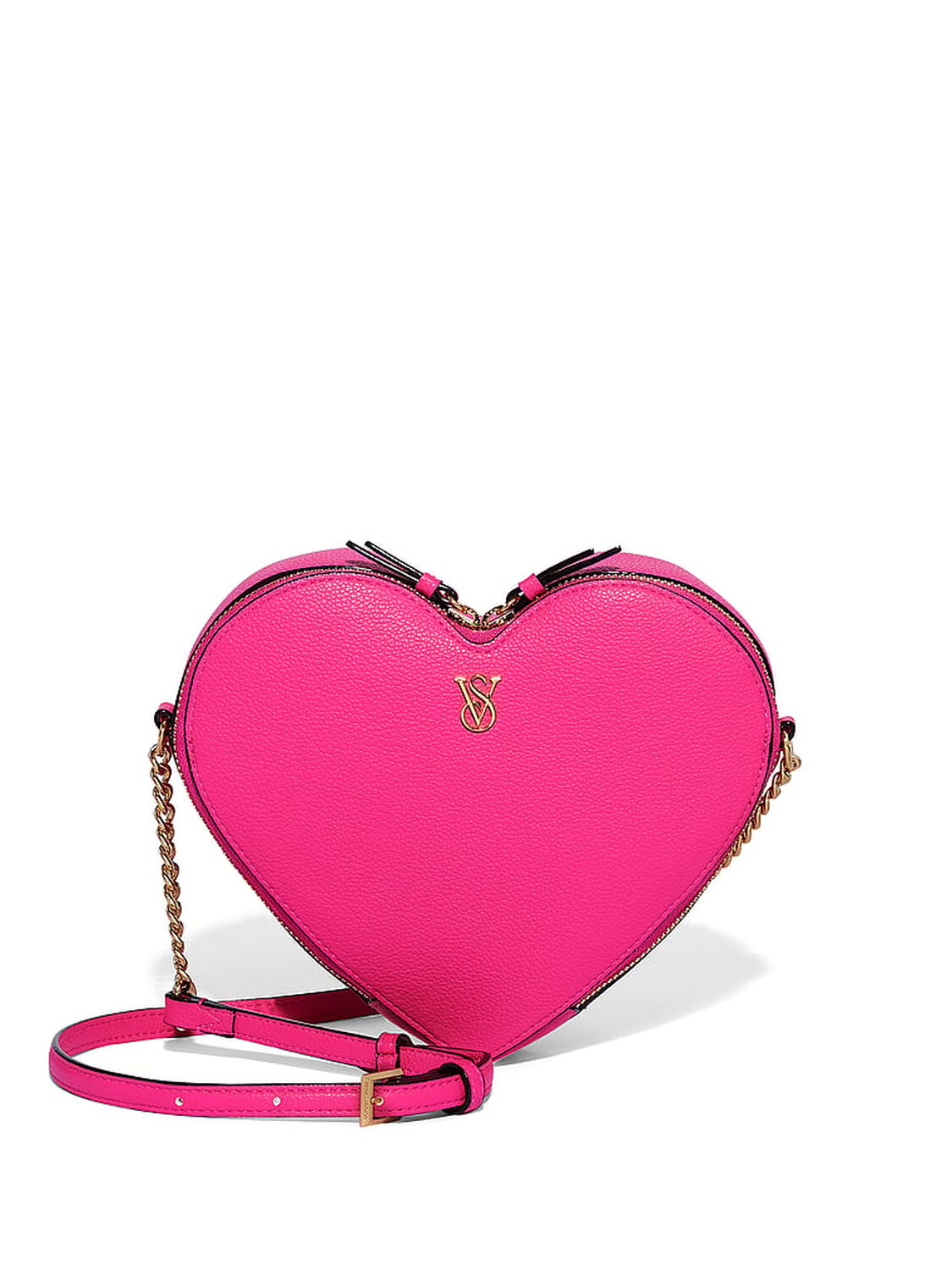 vs Victoria's Secret Heart Crossbody Bag Hot Pink 1 of 3 
