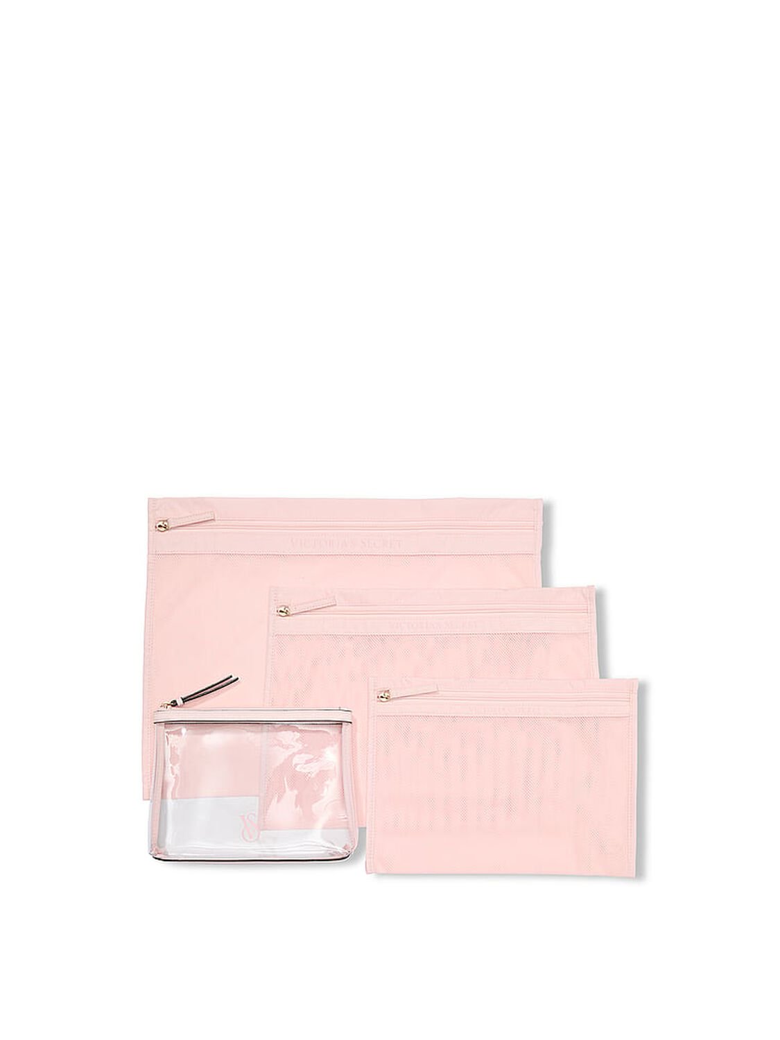 vs Victoria's Secret 4-Piece Bra Wash Bag Pink 3 of 3 