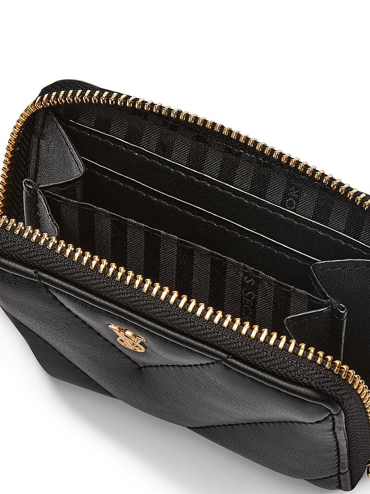 財布 Victrois's Secret Wallet black Victoria's Secret Small Zip Around Black Wallet | eBay