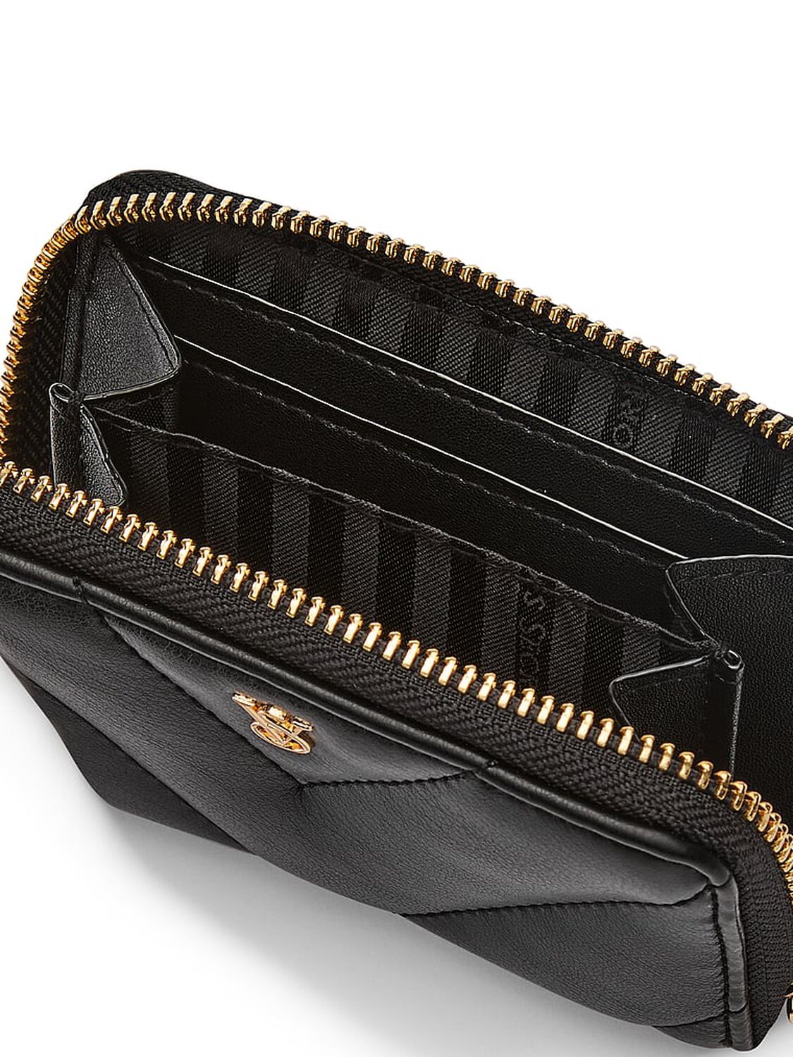 vs Victoria's Secret Small Wallet with Zip Black 3 of 3 
