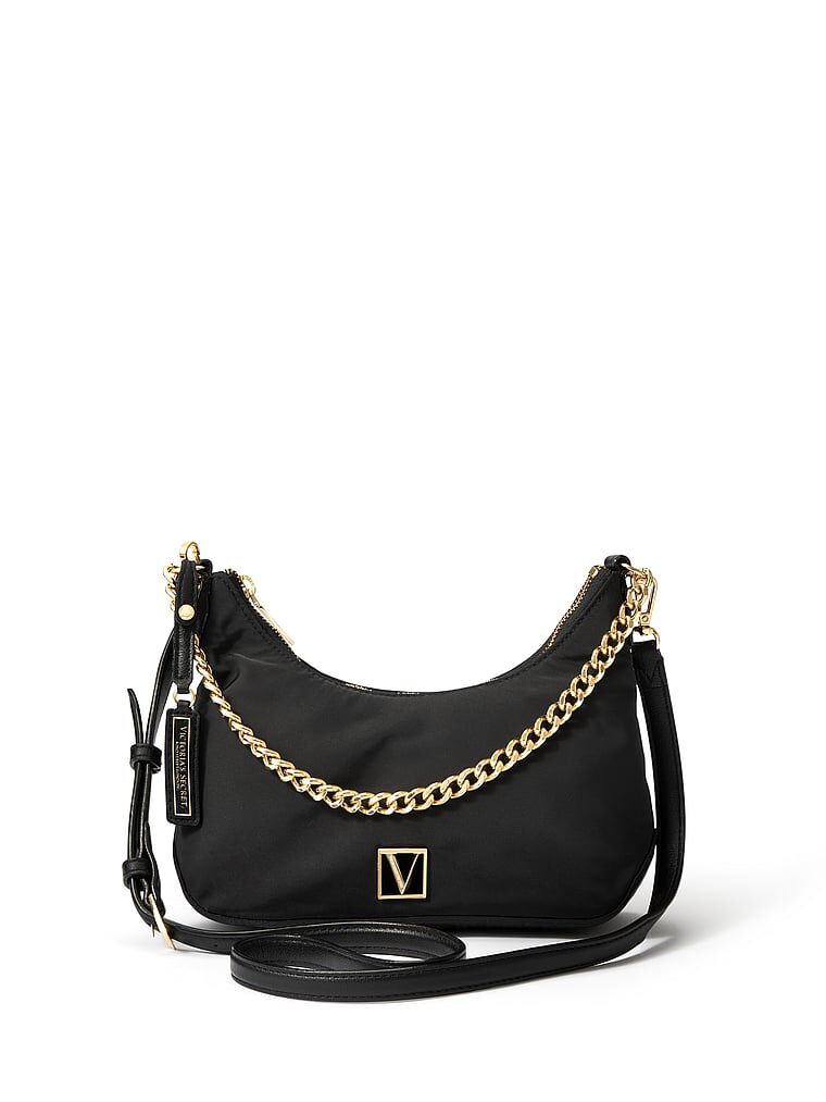 Victoria Nylon Mini Curve Black Nylon One Size Victoria s Secret Australia