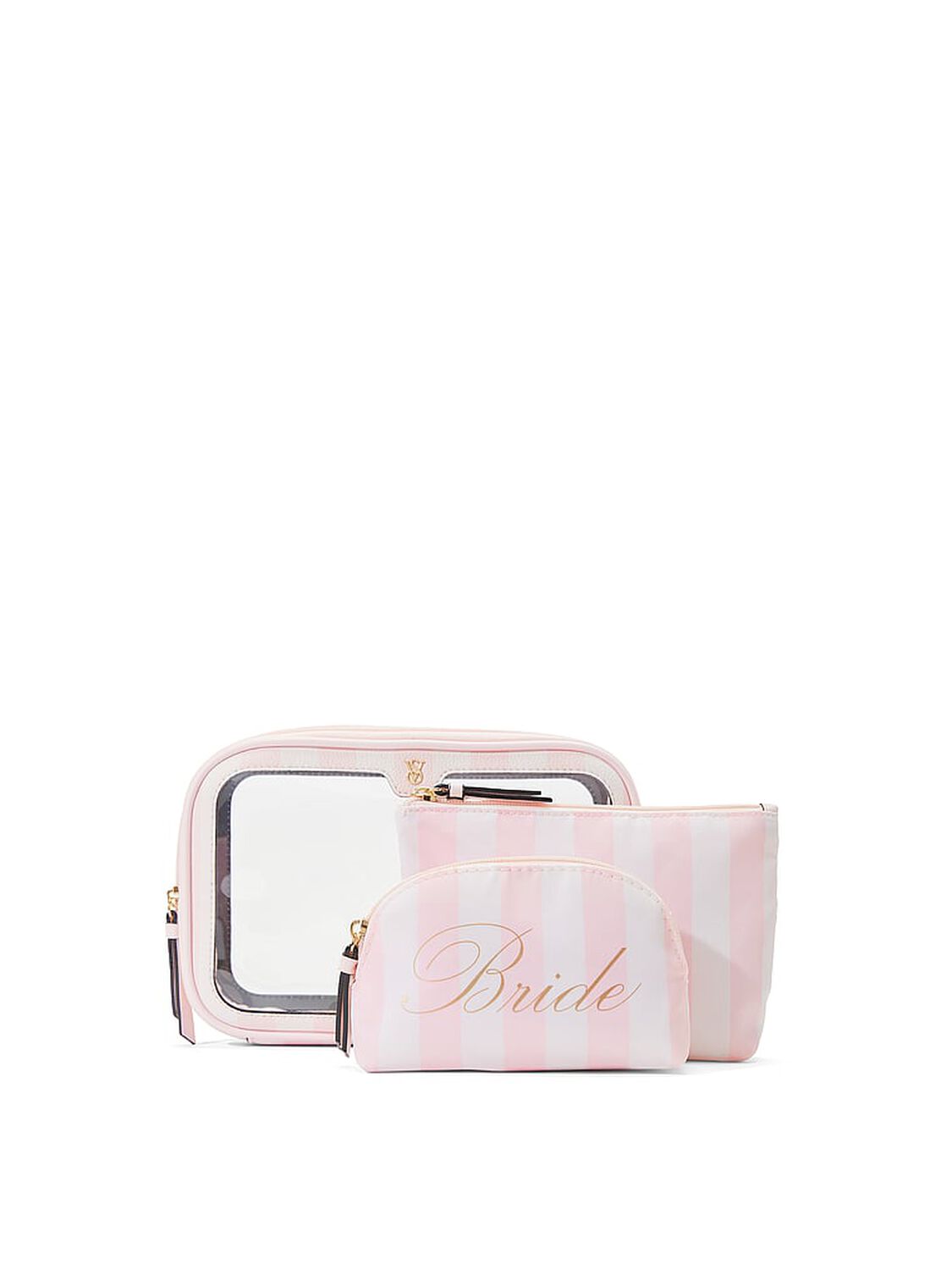 vs Victoria's Secret 3-Piece Makeup Bag Stripe 3 of 3 
