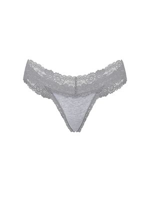 Wink Lace-Trim Thong Panty