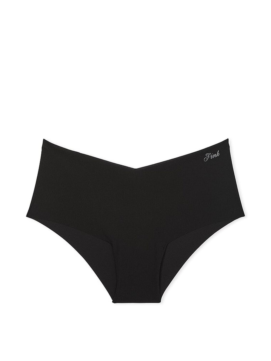 vs Pink No-Show Cheeky Panty Pure Black 3 of 3 